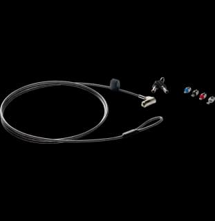 Câble de sécurité HP avec clé (6UW42AA)
