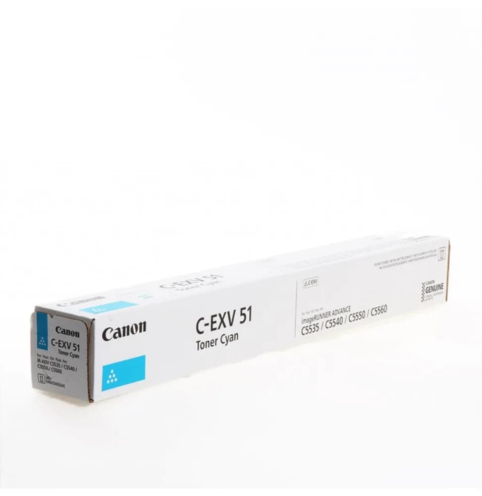 Canon C-EXV 51 Cyan - Toner Canon d'origine (0482C002AA)