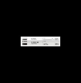Canon C-EXV 62 Noir- Toner Canon d'origine (5141C002)