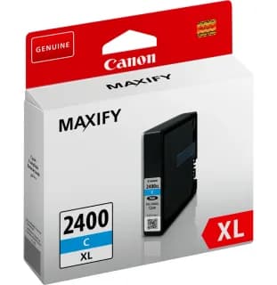 Canon PGI-2400XL C Cyan - Cartouche d'encre grande capacité Canon d'origine (9274B001AA)
