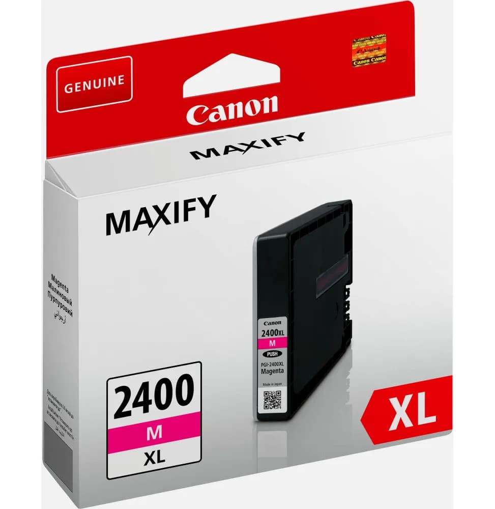 Canon PGI-2400XL M Magenta - Cartouche d'encre grande capacité Canon d'origine (9275B001AA)