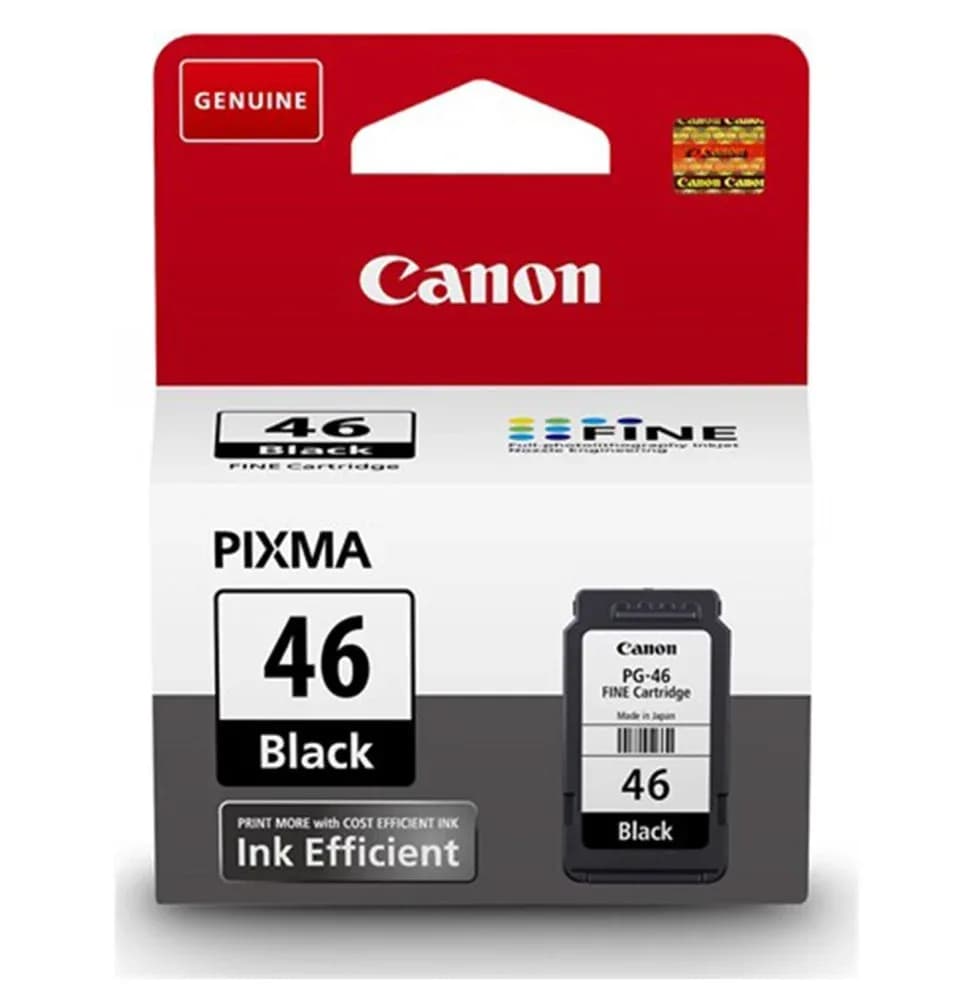 Canon PG-46 Noir - Cartouche d'encre Canon d'origine (9059B001AB)