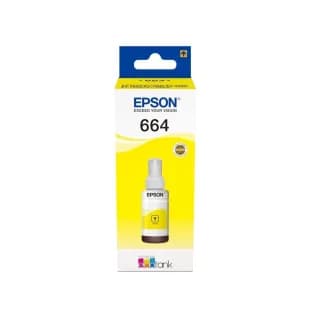 Epson 664 Y (T6644) Jaune - Bouteille d'encre Epson d'origine (C13T66444A)