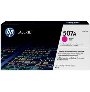 HP 507A Magenta (CE403A) - Toner HP LaserJet d'origine