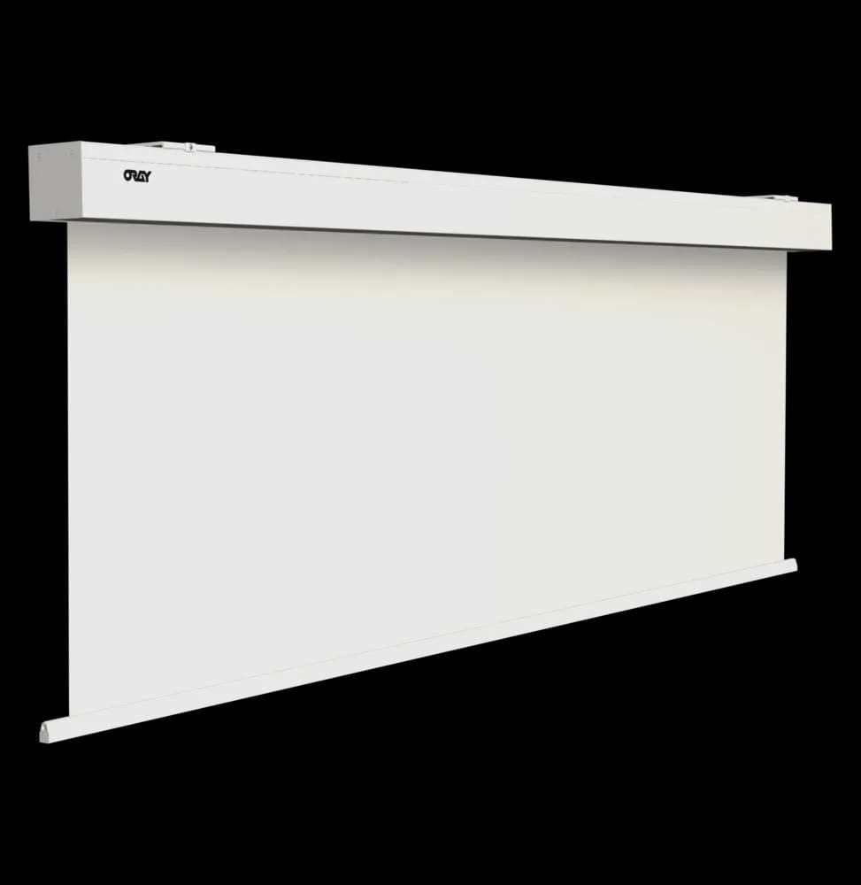 Écran de projection à moteur ORAY - SQUAR'PRO 200 x 200 cm