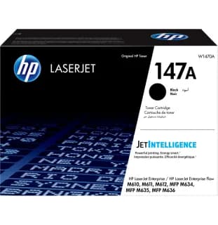 HP 147A Noir - Toner HP LaserJet d'origine (W1470A)