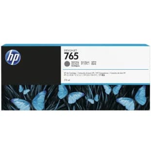 HP 765 Gris foncé - Cartouche d'encre HP d'origine (F9J54A)