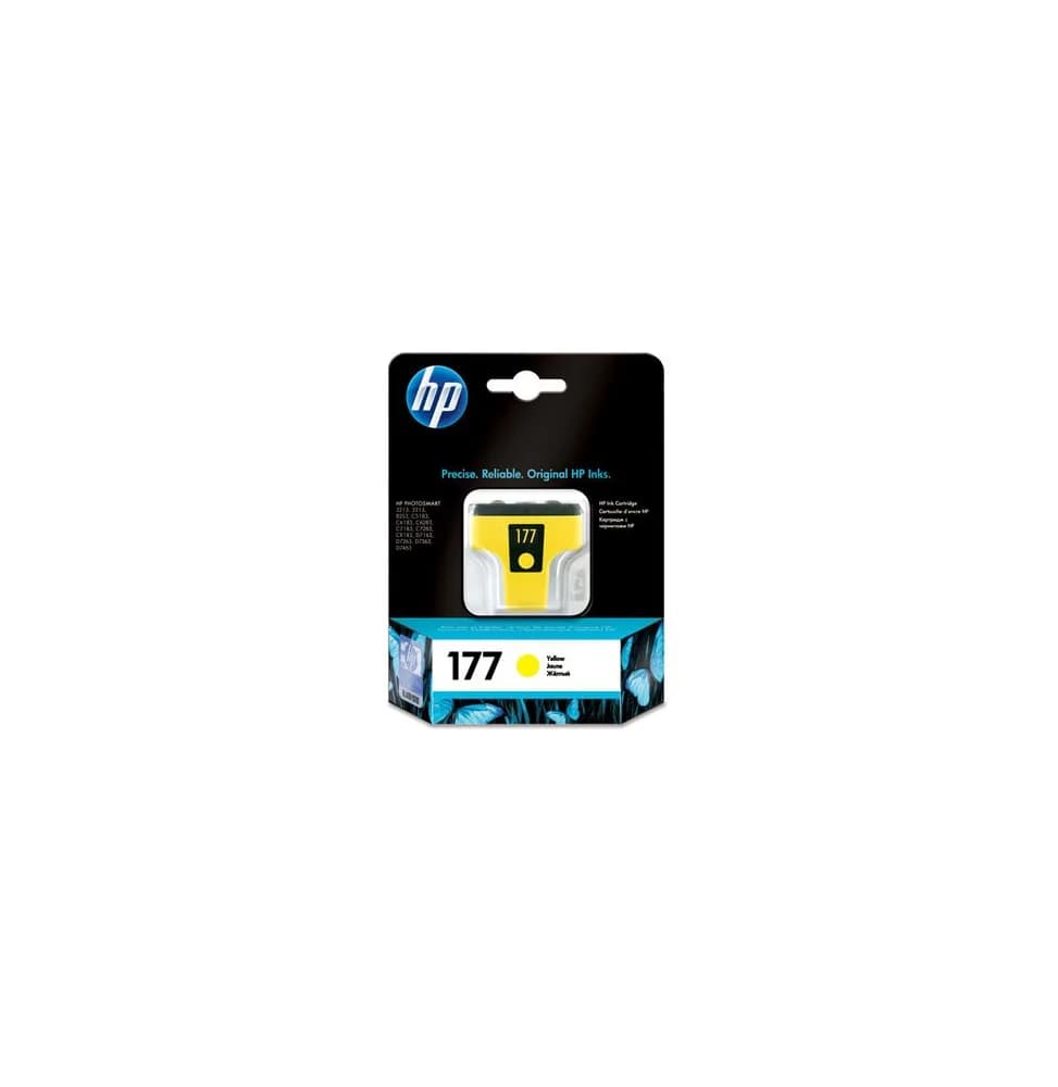HP 177 Jaune - Cartouche d'encre HP d'origine (C8773HE)