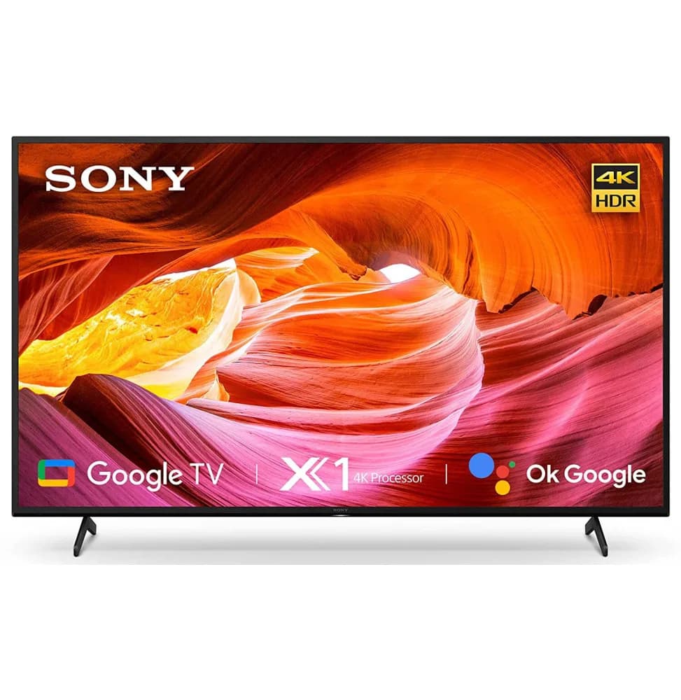Téléviseur Sony 65" KD-65X75K | 4K Ultra HD + Récepteur TNT Intégré (KD-65X75K)