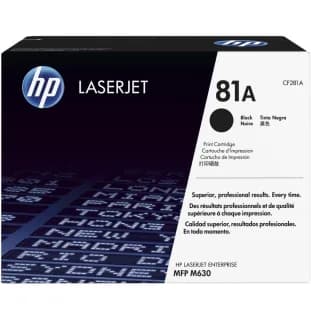 HP 81A Noir (CF281A) - Toner HP LaserJet d'origine