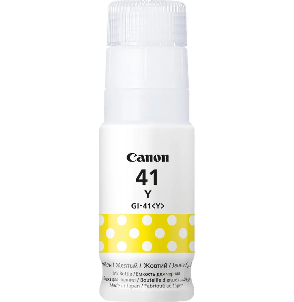 Canon GI-41Y Jaune - Bouteille d'encre Canon d'origine (4545C001AB)
