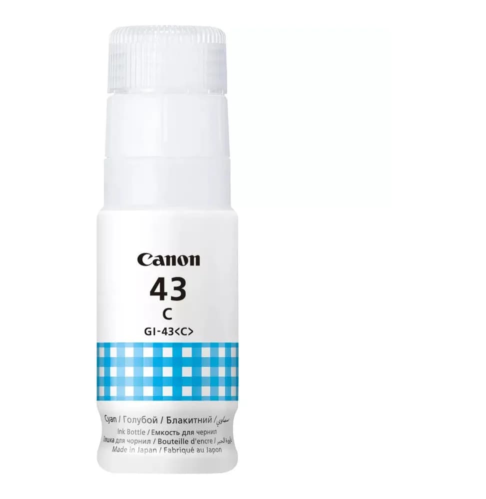 Canon GI-43C Cyan - Bouteille d'encre Canon d'origine (4672C001AB)
