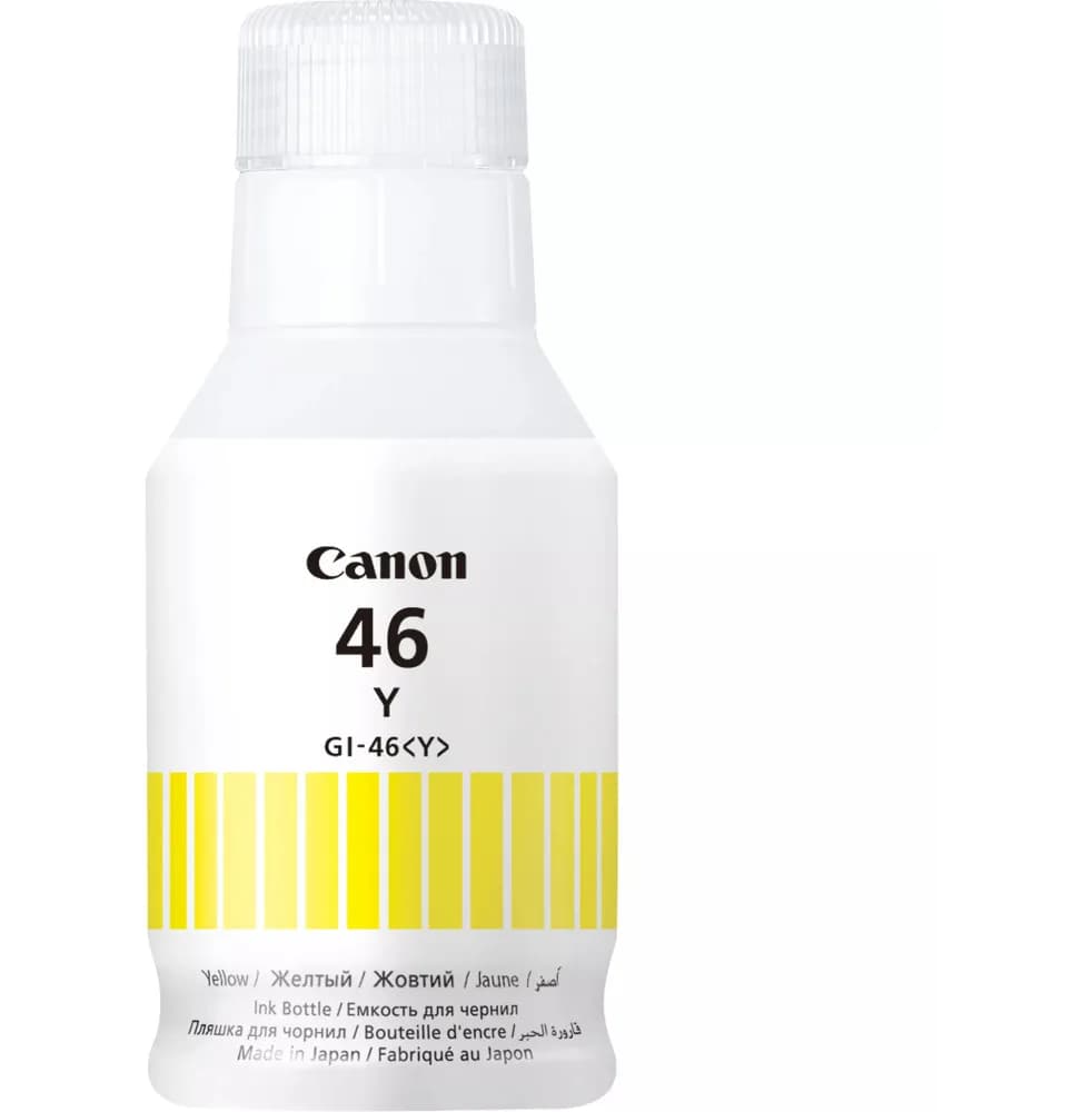 Canon GI-46Y Jaune - Bouteille d'encre Canon d'origine (4429C001AB)