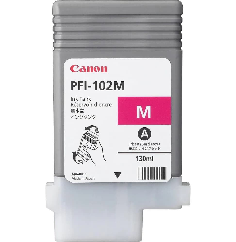Canon PFI-102 Magenta - Cartouche d'encre Canon d'origine (0897B001AA)
