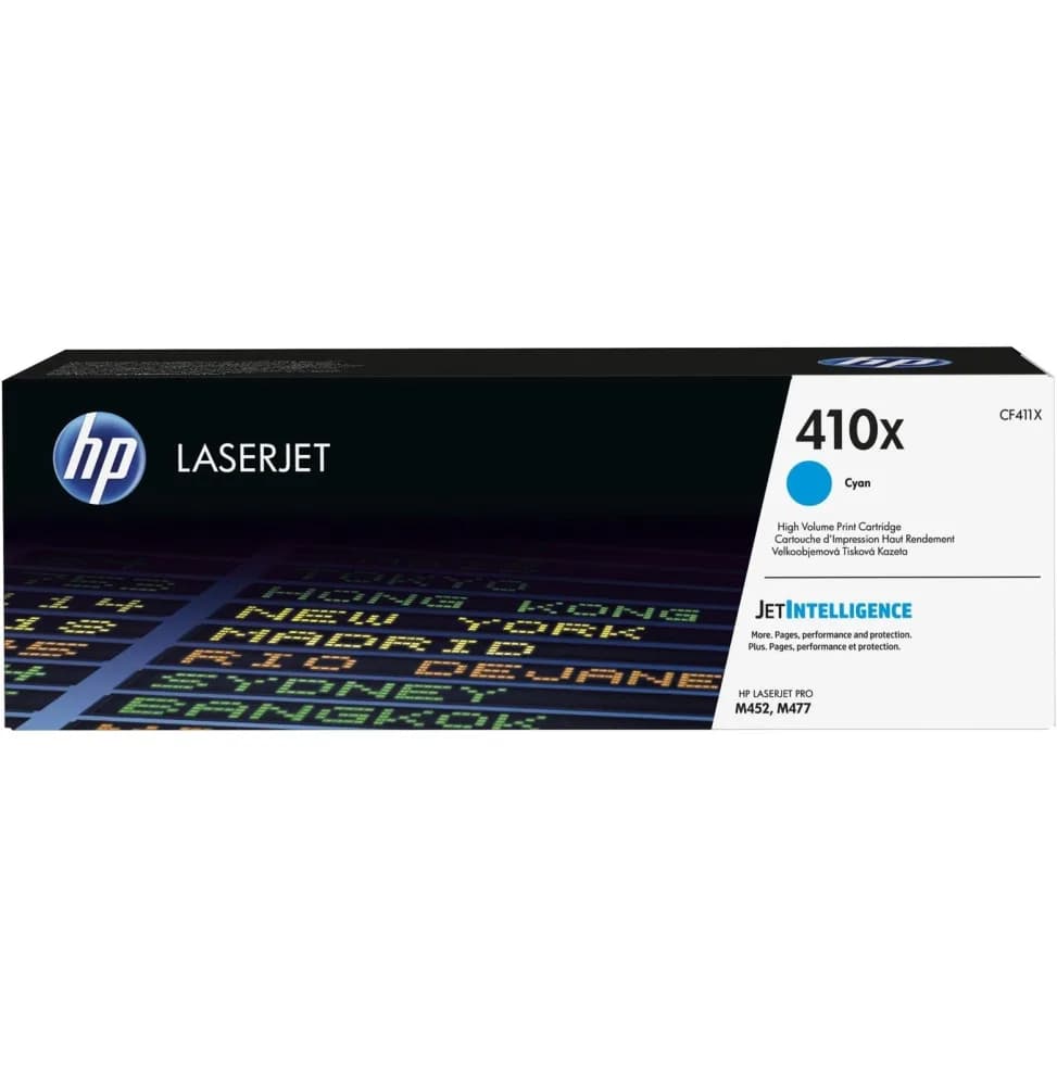 HP 410X Cyan (CF411X) - Toner grande capacité HP LaserJet d'origine