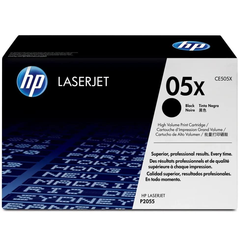 HP 05X Noir (CE505X) - Toner HP LaserJet d'origine