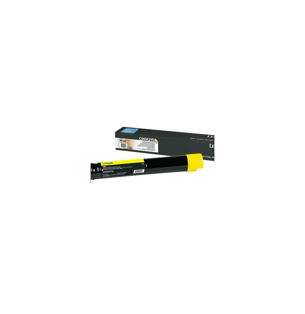 Cartouche Lexmark Jaune très haute capacité C950 (C950X2YG)