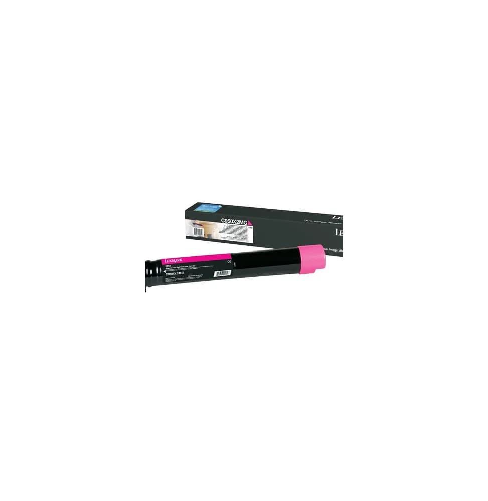 Cartouche Lexmark Magenta très haute capacité C950 (C950X2MG)