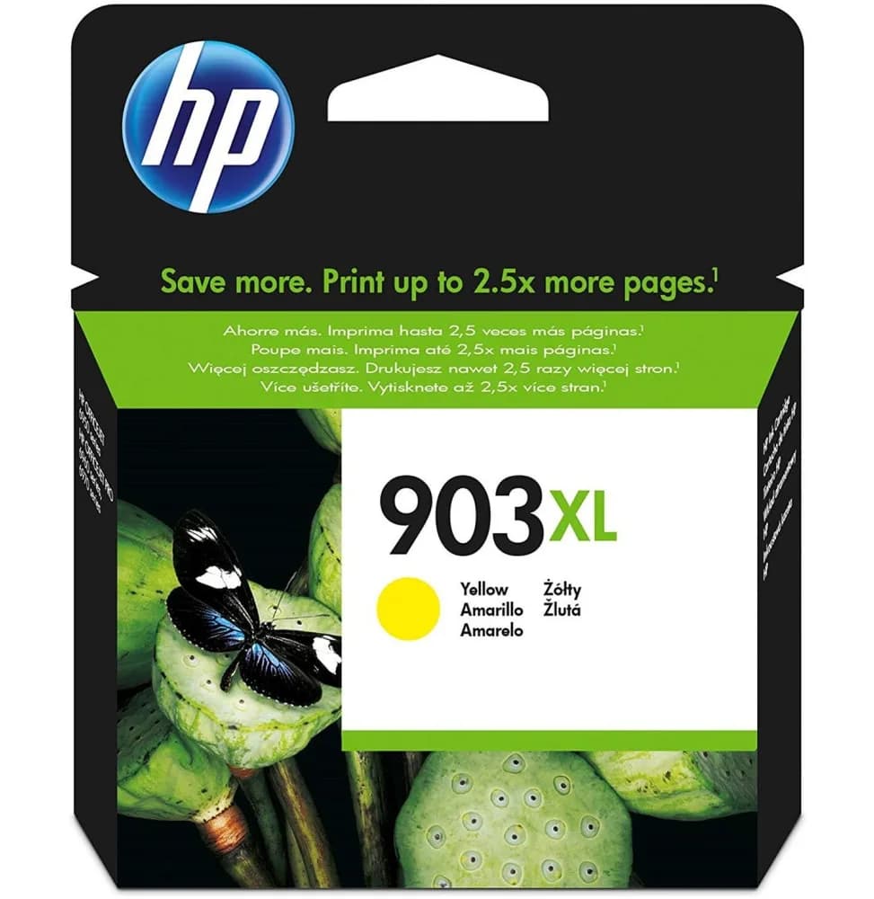 HP 903XL Jaune - Cartouche d'encre grande capacité HP d'origine (T6M11AE)