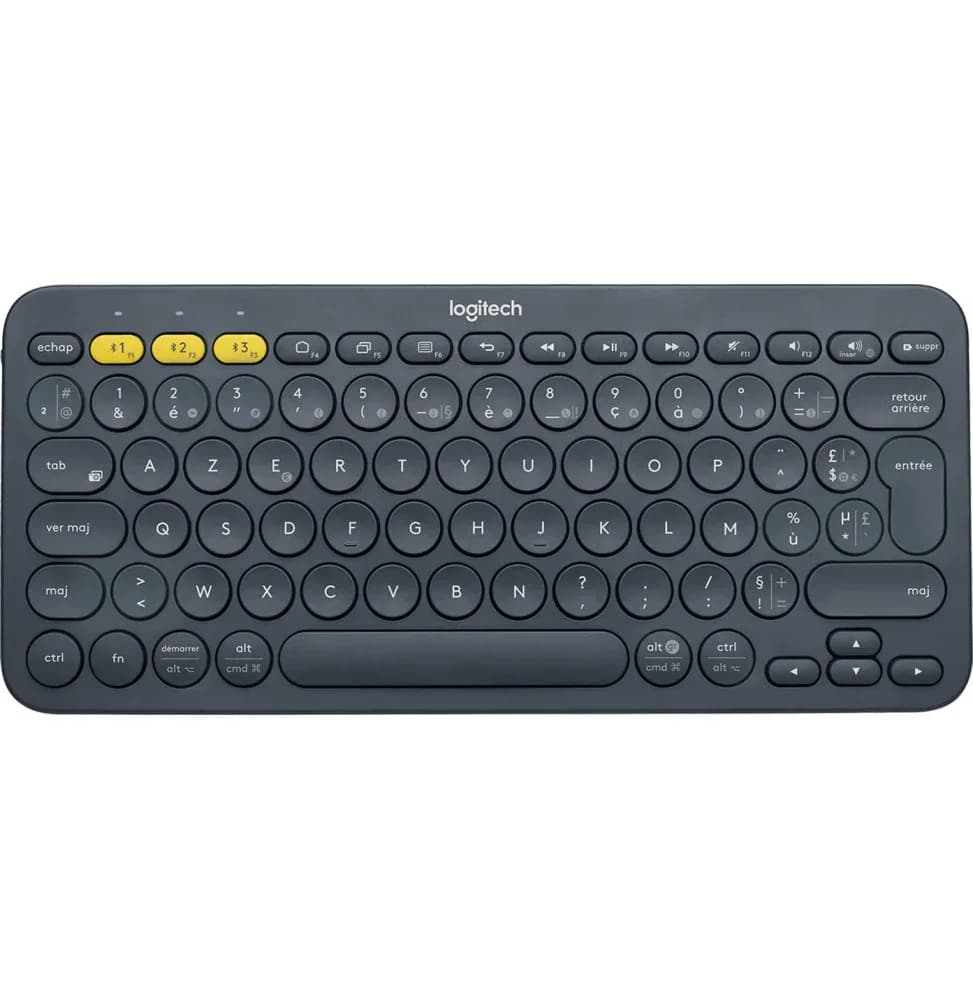 Clavier Bluetooth Multidispositif LOGITECH K380 Français (AZERTY) (920-007568)