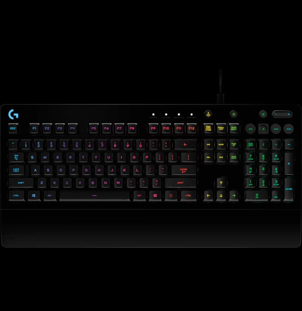 Clavier gaming G213 Prodigy de Logitech avec éclairage RVB et anti-ghosting Noir Français (Azerty)
