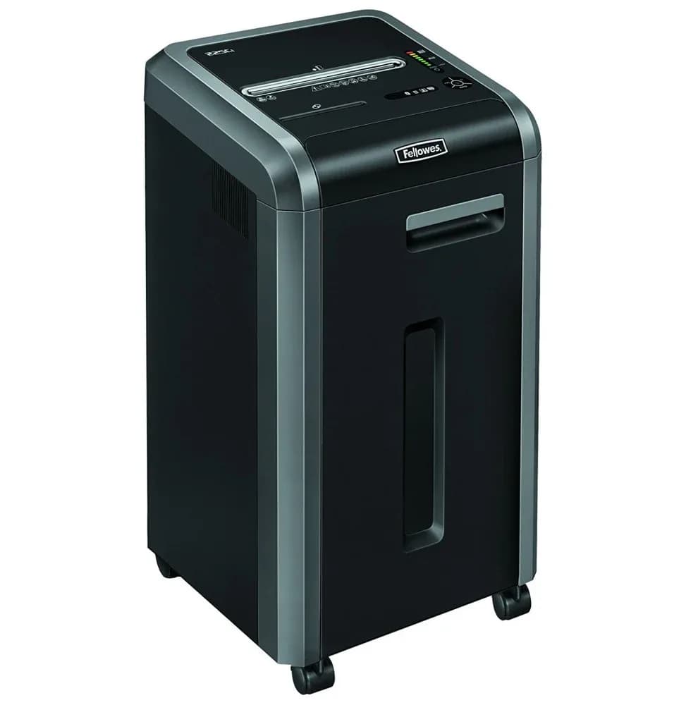 Destructeur Fellowes Powershred® 225i — Sécurité P-2 · 60 L · 24 feuilles/passage