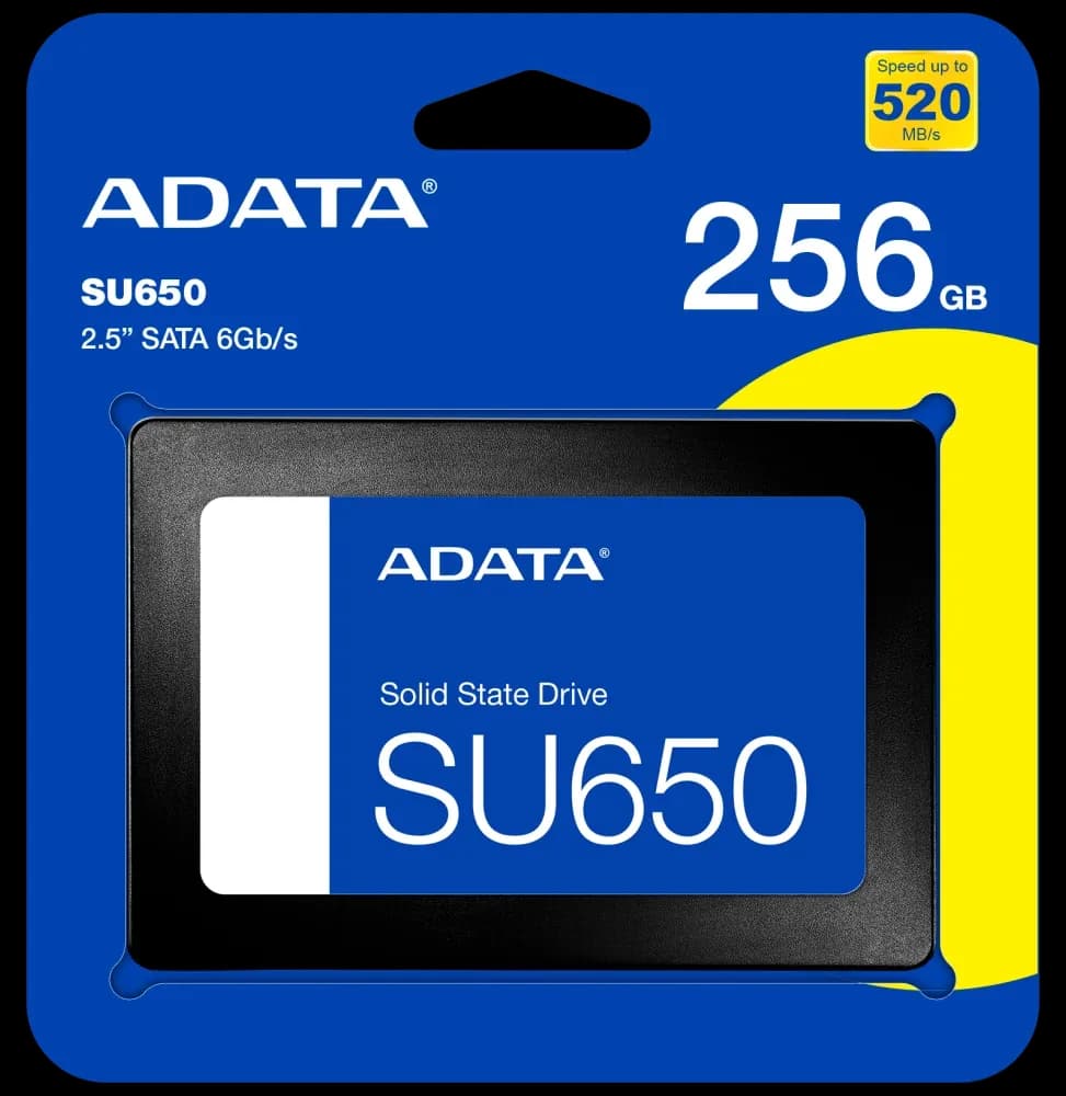 Disque Dur interne SSD ADATA Ultimate SU650 2.5" 256 Go (ASU650SS-256GT-R)