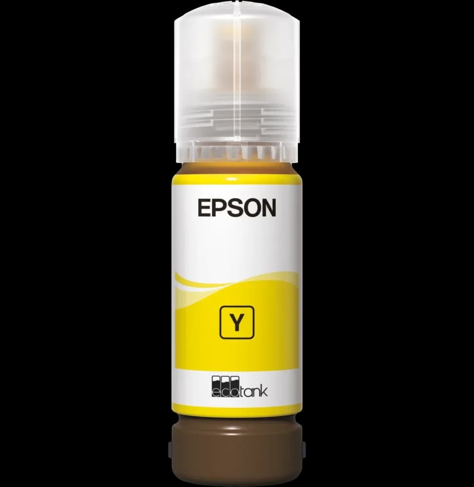 Epson 108 Jaune - Bouteille d'encre Epson EcoTank d'origine (C13T09C44A)