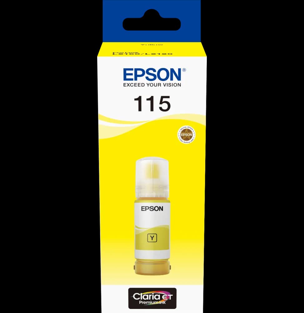 Epson 115 Jaune - Bouteille d'encre Epson EcoTank d'origine (C13T07D44A)