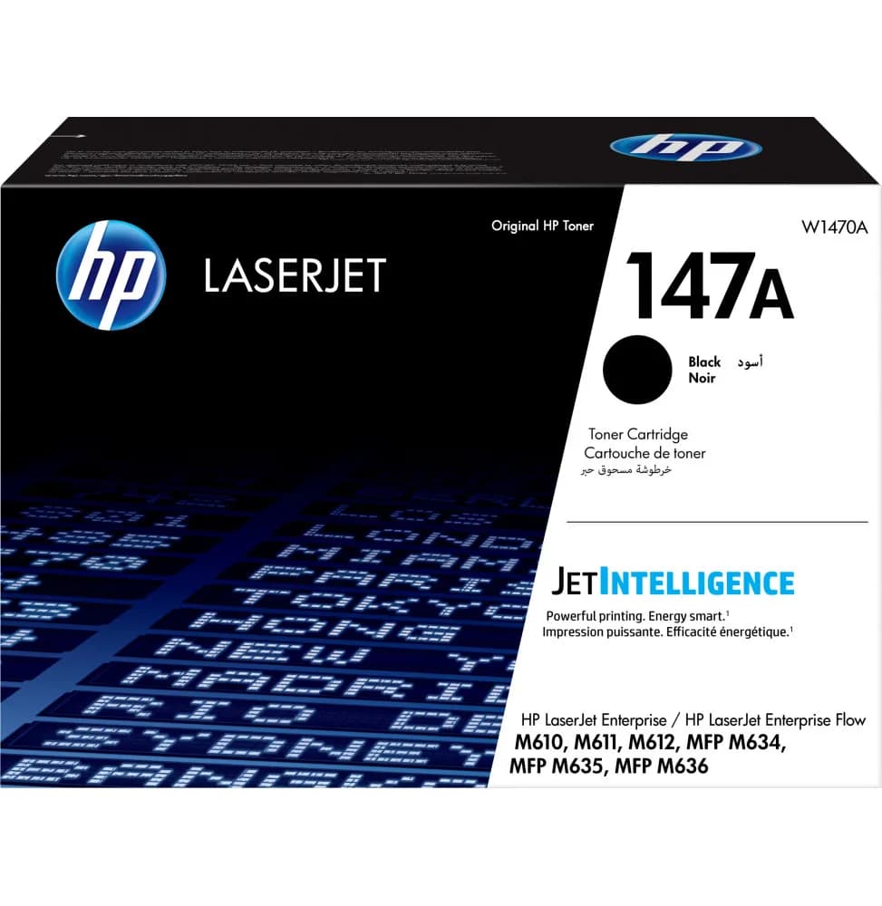 HP 147A Noir - Toner HP LaserJet d'origine (W1470A)
