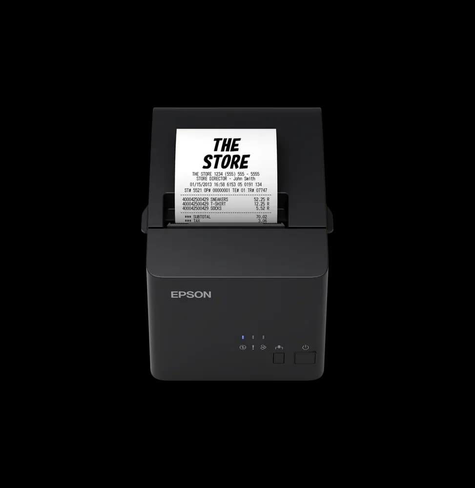 Imprimante de tickets POS Epson TM-T20X (051): USB + Serial, PS, Blk, UK (C31CH26051)