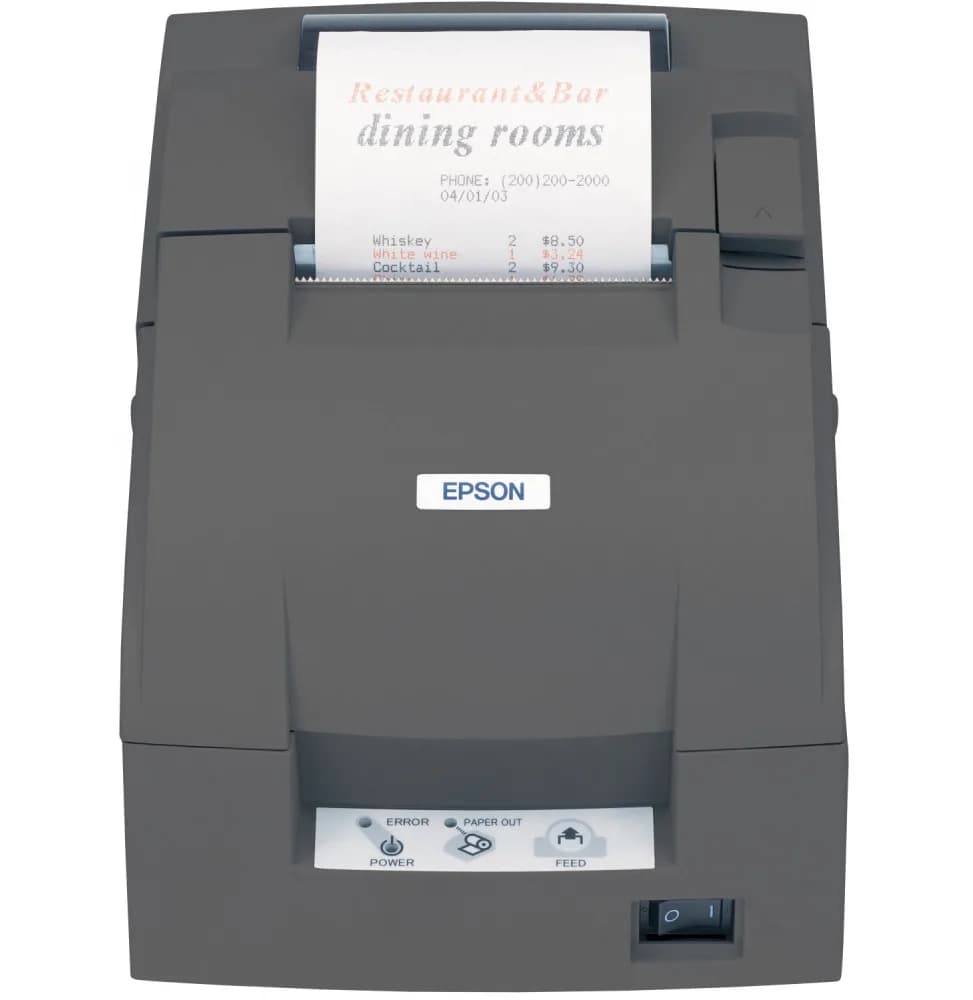 Imprimante ticket à impact Epson TM-U220B USB noire (avec alim - sans cordon secteur)