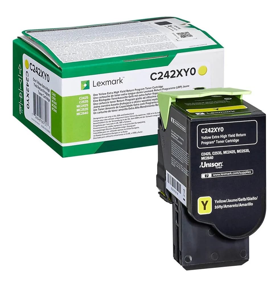 Lexmark Jaune (C235HY0) - Toner Lexmark programme de retour - 2300