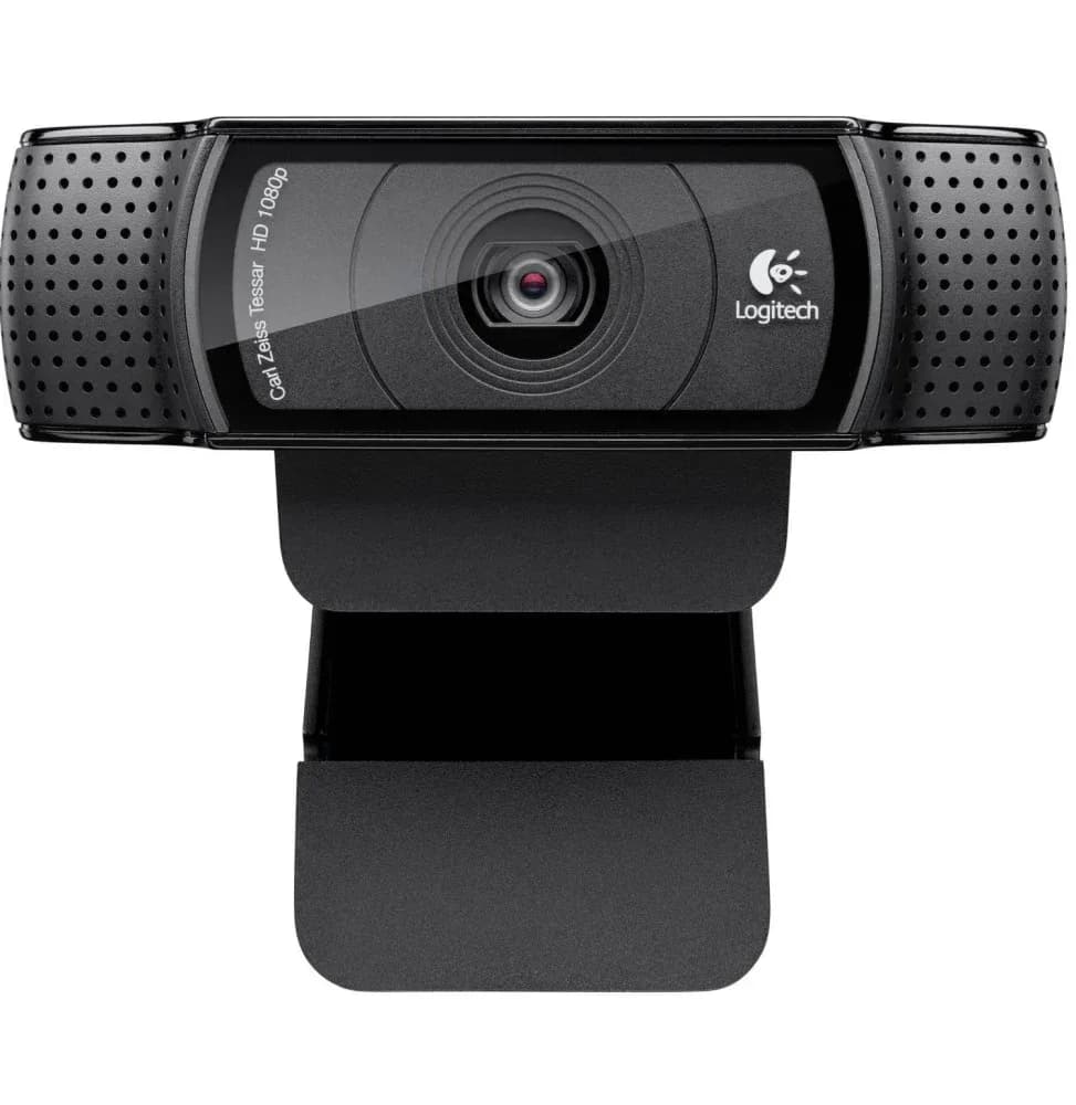 Webcam Logitech HD Pro C920 Refresh - Full HD 1080p avec deux microphones intégrés