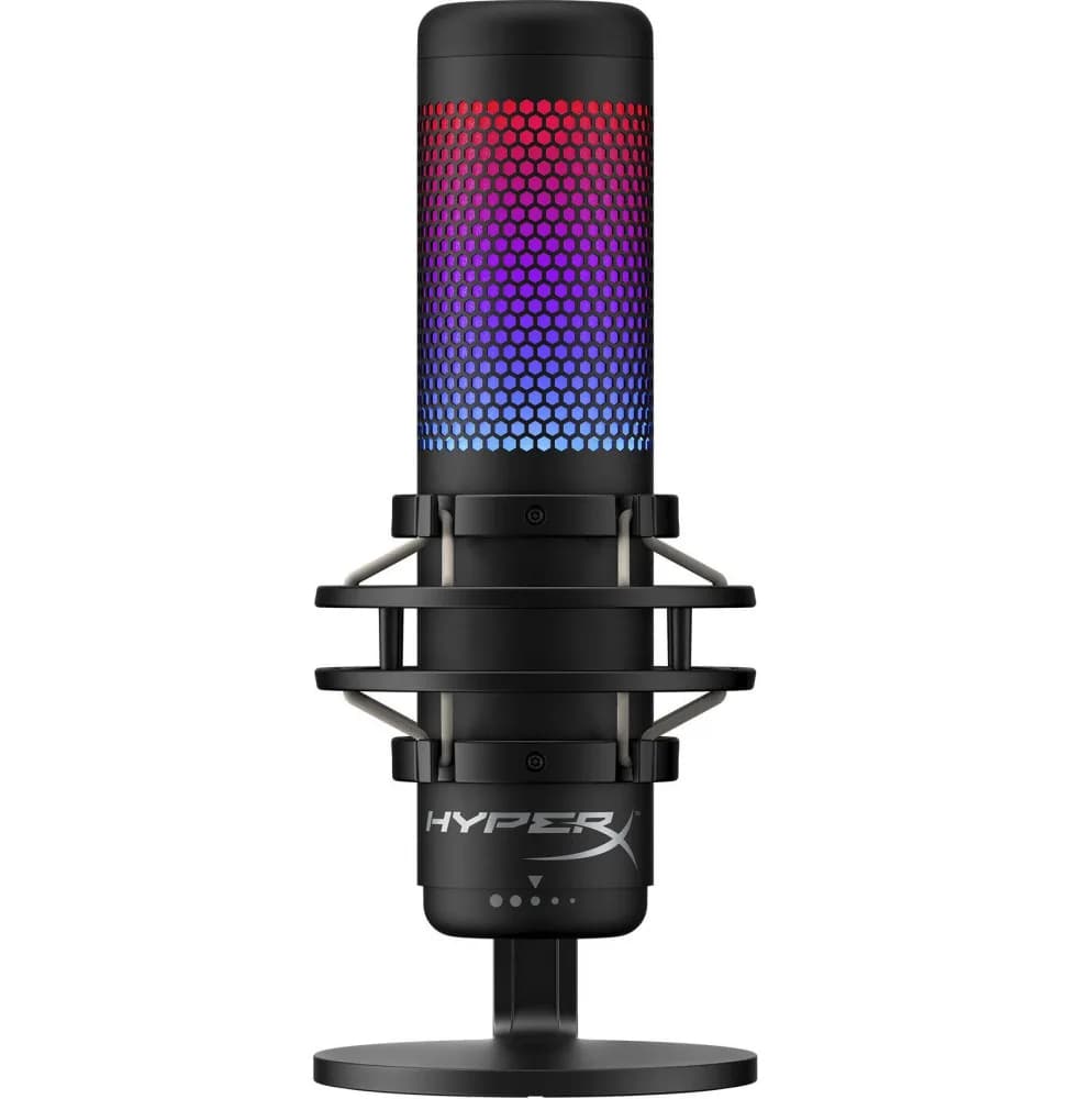 Micro autonome complet HyperX QuadCast S HMIQ1S-XX-RG/G pour les streamers, créateurs de contenu et joueurs (4P5P7AA)
