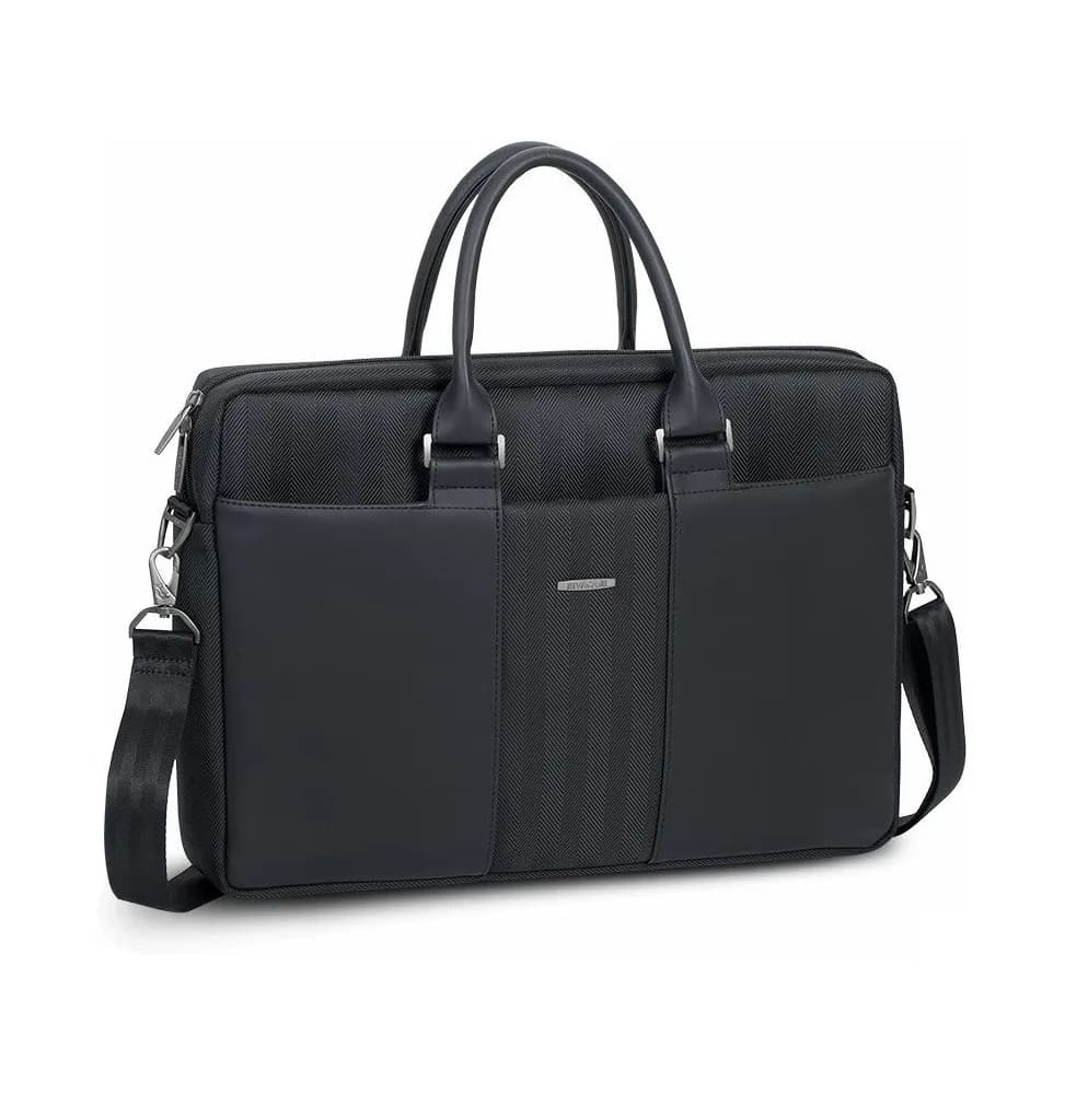 Sacoche Rivacase noire Narita 8135 pour ordinateurs portables 15,6" (8135 Black)