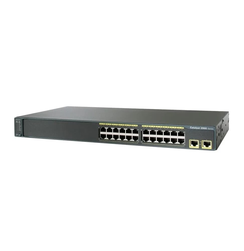 Switch administrable Cisco Catalyst 2960 - 24 ports 10/100 + 2 ports 10/100/1000 + LAN Base Image