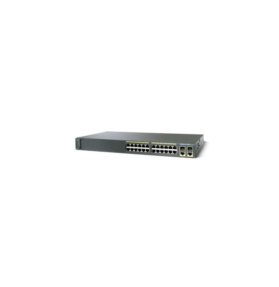Switch administrable Cisco Catalyst 2960 - 24 ports 10/100 + 2 Gigabit/SFP + LAN Base Image