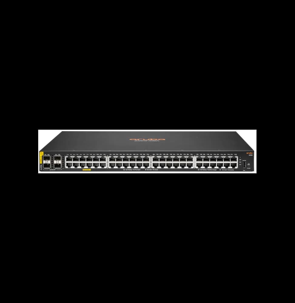 Switch Aruba 6100 48G Classe 4 PoE 4SFP+ 370 W (JL675A)