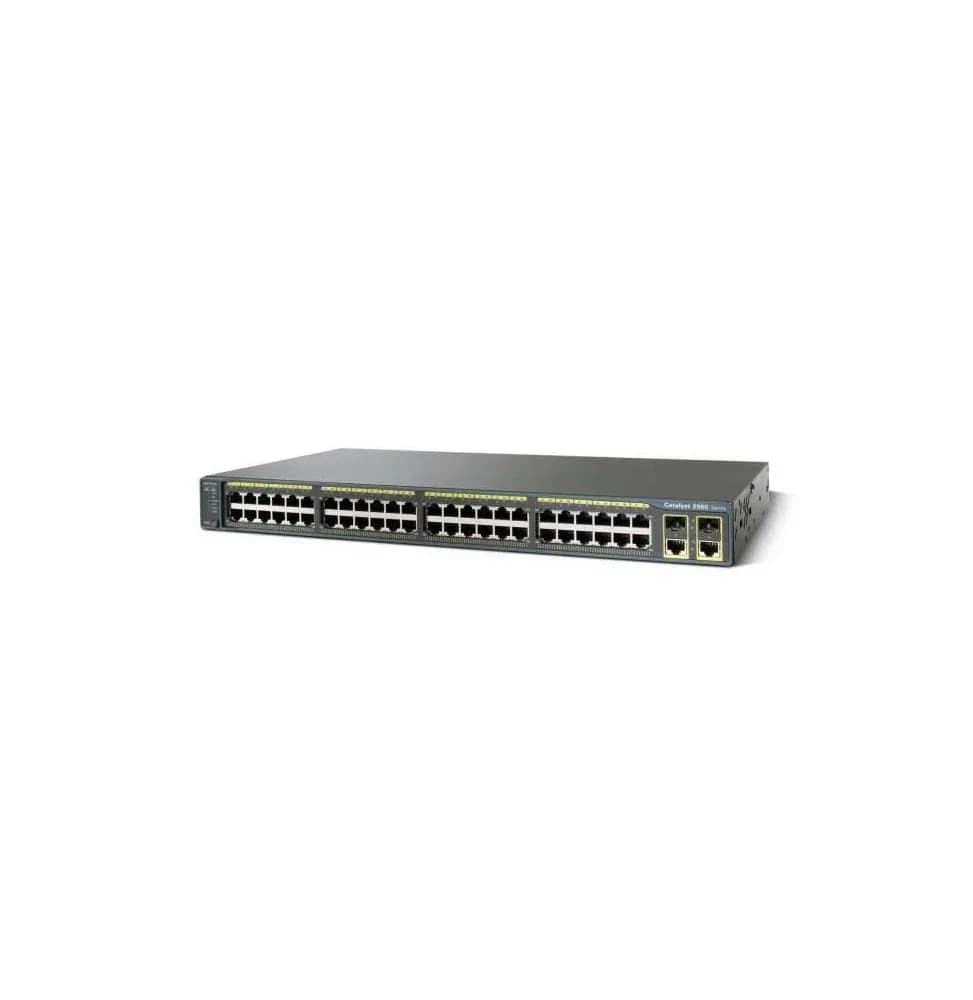 Switch Administrable Cisco Catalyst 2960 - 48 ports 10/100 + 2T/SFP avec LAN Lite Image