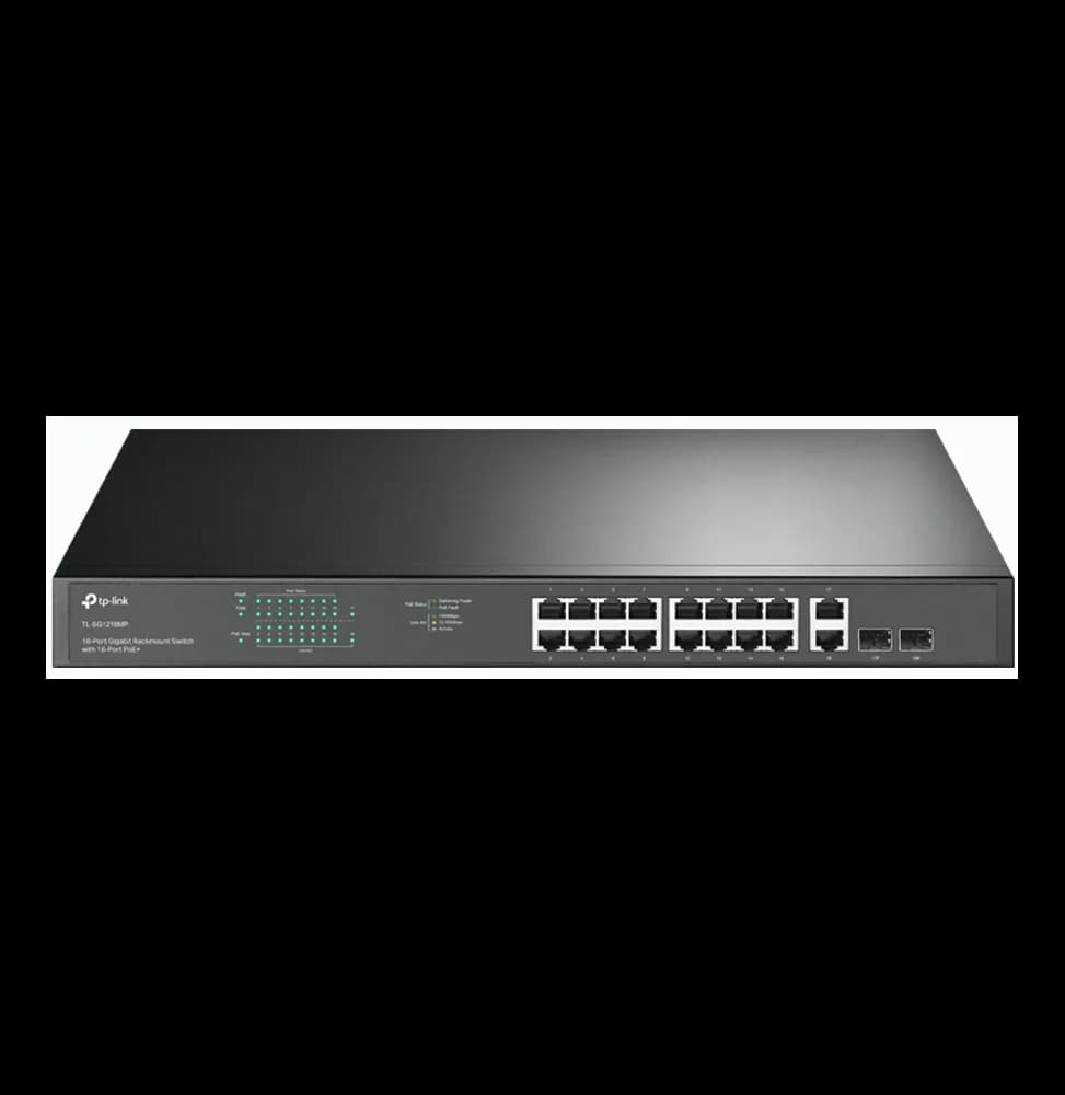 Switch TP-Link TL-SG1218MP 18 ports Gigabit rackable avec 16 PoE+