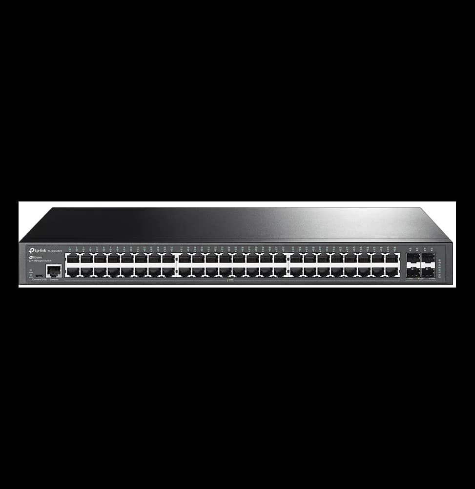 Switch TP-Link TL-SG3452X JetStream 48-Port Gigabit L2+ Managed Switch with 4 10GE SFP+ Slots