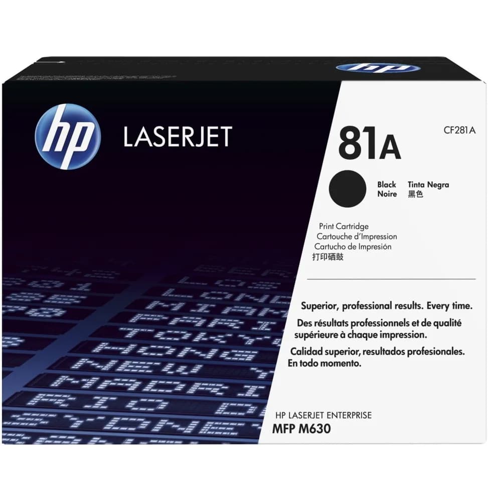 HP 81A Noir (CF281A) - Toner HP LaserJet d'origine